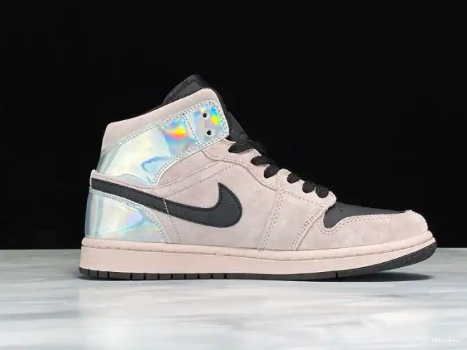 Rep TBkick BQ6472-602 Air Powder 1 (W) Dirty Mid Jordan Iridescent 0601